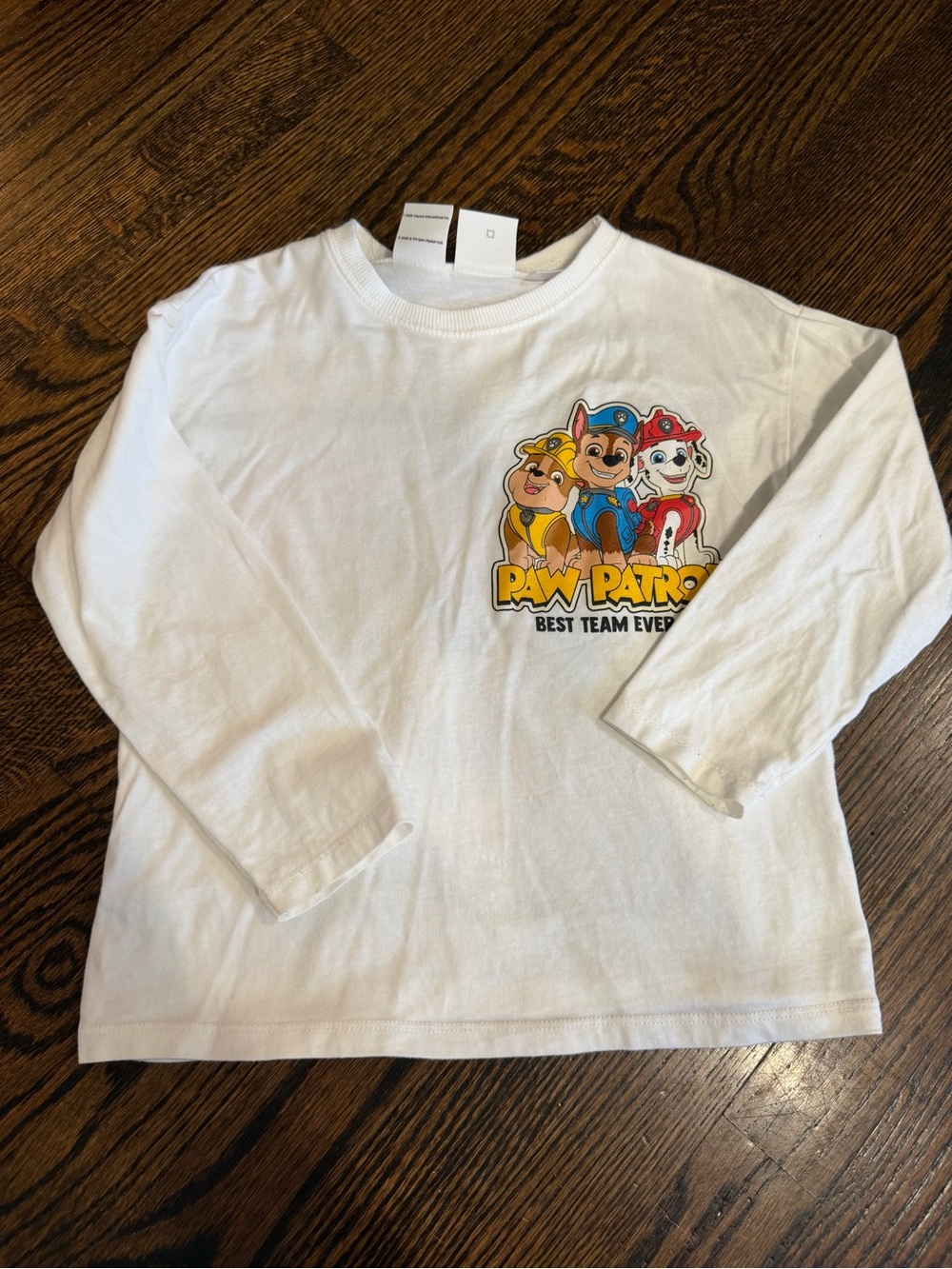 Zara Paw Patrol long sleeve tshirt 5T